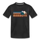 Mammoth, California Youth T-Shirt - Retro Mountain Youth Mammoth Tee - black