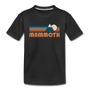 Mammoth, California Youth T-Shirt - Retro Mountain Youth Mammoth Tee - black