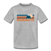 Mammoth, California Youth T-Shirt - Retro Mountain Youth Mammoth Tee - heather gray
