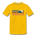 Oregon Youth T-Shirt - Retro Mountain Youth Oregon Tee - sun yellow