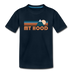 Mount Hood, Oregon Youth T-Shirt - Retro Mountain Youth Mount Hood Tee - deep navy