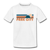 Park City, Utah Youth T-Shirt - Retro Mountain Youth Park City Tee - white