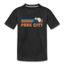 Park City, Utah Youth T-Shirt - Retro Mountain Youth Park City Tee - black