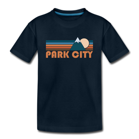 Park City, Utah Youth T-Shirt - Retro Mountain Youth Park City Tee