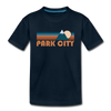 Park City, Utah Youth T-Shirt - Retro Mountain Youth Park City Tee