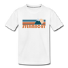 Steamboat, Colorado Youth T-Shirt - Retro Mountain Youth Steamboat Tee - white