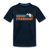 Steamboat, Colorado Youth T-Shirt - Retro Mountain Youth Steamboat Tee
