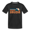 Salida, Colorado Youth T-Shirt - Retro Mountain Youth Salida Tee - black
