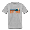 Salida, Colorado Youth T-Shirt - Retro Mountain Youth Salida Tee - heather gray