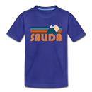 Salida, Colorado Youth T-Shirt - Retro Mountain Youth Salida Tee - royal blue