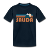 Salida, Colorado Youth T-Shirt - Retro Mountain Youth Salida Tee - deep navy