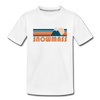 Snowmass, Colorado Youth T-Shirt - Retro Mountain Youth Snowmass Tee - white