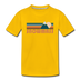 Snowmass, Colorado Youth T-Shirt - Retro Mountain Youth Snowmass Tee - sun yellow