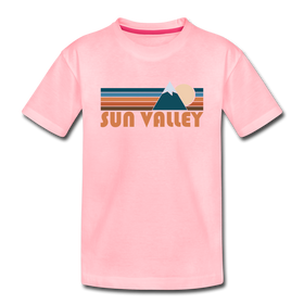 Sun Valley, Idaho Youth T-Shirt - Retro Mountain Youth Sun Valley Tee
