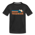 Telluride, Colorado Youth T-Shirt - Retro Mountain Youth Telluride Tee - black