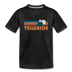 Telluride, Colorado Youth T-Shirt - Retro Mountain Youth Telluride Tee - charcoal gray