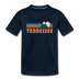Tennessee Youth T-Shirt - Retro Mountain Youth Tennessee Tee - deep navy