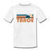 Tahoe, California Youth T-Shirt - Retro Mountain Youth Tahoe Tee - white