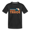 Tahoe, California Youth T-Shirt - Retro Mountain Youth Tahoe Tee - black