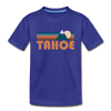 Tahoe, California Youth T-Shirt - Retro Mountain Youth Tahoe Tee - royal blue