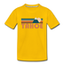Tahoe, California Youth T-Shirt - Retro Mountain Youth Tahoe Tee - sun yellow