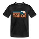 Tahoe, California Youth T-Shirt - Retro Mountain Youth Tahoe Tee - charcoal gray