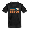 Tahoe, California Youth T-Shirt - Retro Mountain Youth Tahoe Tee - charcoal gray