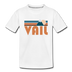 Vail, Colorado Youth T-Shirt - Retro Mountain Youth Vail Tee - white