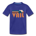 Vail, Colorado Youth T-Shirt - Retro Mountain Youth Vail Tee - royal blue