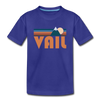 Vail, Colorado Youth T-Shirt - Retro Mountain Youth Vail Tee - royal blue