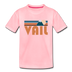Vail, Colorado Youth T-Shirt - Retro Mountain Youth Vail Tee - pink