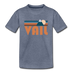 Vail, Colorado Youth T-Shirt - Retro Mountain Youth Vail Tee - heather blue