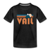 Vail, Colorado Youth T-Shirt - Retro Mountain Youth Vail Tee - charcoal gray