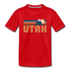 Utah Youth T-Shirt - Retro Mountain Youth Utah Tee