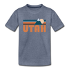 Utah Youth T-Shirt - Retro Mountain Youth Utah Tee