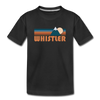 Whistler, Canada Youth T-Shirt - Retro Mountain Youth Whistler Tee