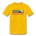 Whistler, Canada Youth T-Shirt - Retro Mountain Youth Whistler Tee - sun yellow