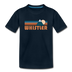 Whistler, Canada Youth T-Shirt - Retro Mountain Youth Whistler Tee - deep navy