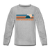 Breckenridge, Colorado Youth Long Sleeve Shirt - Retro Mountain Youth Long Sleeve Breckenridge Tee - heather gray