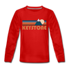 Keystone, Colorado Youth Long Sleeve Shirt - Retro Mountain Youth Long Sleeve Keystone Tee
