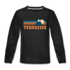 Tennessee Youth Long Sleeve Shirt - Retro Mountain Youth Long Sleeve Tennessee Tee