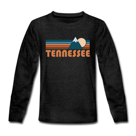 Tennessee Youth Long Sleeve Shirt - Retro Mountain Youth Long Sleeve Tennessee Tee
