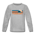 Vermont Youth Long Sleeve Shirt - Retro Mountain Youth Long Sleeve Vermont Tee - heather gray