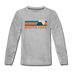 Winter Park, Colorado Youth Long Sleeve Shirt - Retro Mountain Youth Long Sleeve Winter Park Tee - heather gray