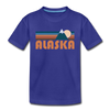 Alaska Toddler T-Shirt - Retro Mountain Alaska Toddler Tee