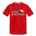 Asheville, North Carolina Toddler T-Shirt - Retro Mountain Asheville Toddler Tee - red