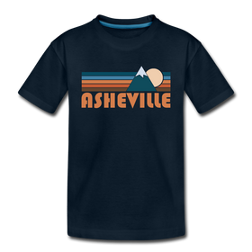 Asheville, North Carolina Toddler T-Shirt - Retro Mountain Asheville Toddler Tee