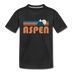 Aspen, Colorado Toddler T-Shirt - Retro Mountain Aspen Toddler Tee - black