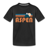 Aspen, Colorado Toddler T-Shirt - Retro Mountain Aspen Toddler Tee - black