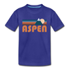Aspen, Colorado Toddler T-Shirt - Retro Mountain Aspen Toddler Tee - royal blue
